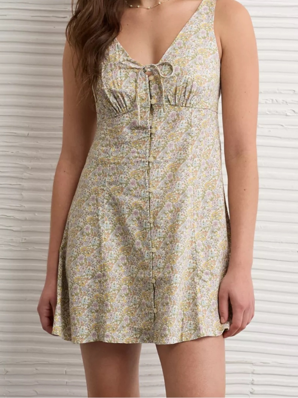 American Eagle linen blend  mini Dress sz XL